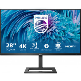 Philips E Line 288E2UAE 00 monitor de ecrã 71,1 cm (28") 3840 x 2160 pixels 4K Ultra HD LCD Preto