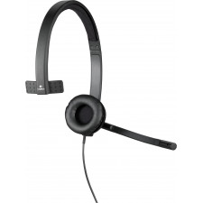 Logitech USB Headset H570e Mono Auscultadores Com fios Fita de cabeça Escritório Call center Preto