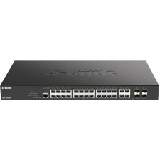 D-Link DGS-2000-28P switch de rede Gerido L2 L3 Gigabit Ethernet (10 100 1000) Power over Ethernet (PoE) 1U Preto