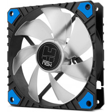 NOX H-FAN PRO LED BLUE Caixa de computador Ventoinha 12 cm Preto 1 unidade(s)