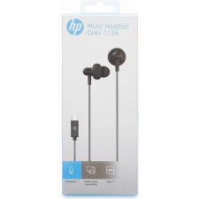 HP DHH-1126 Auscultadores Com fios Intra-auditivo Chamadas Música USB Type-C Preto