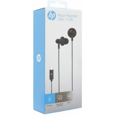 HP DHH-1126 Auscultadores Com fios Intra-auditivo Chamadas Música USB Type-C Preto