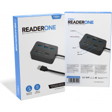 NOX Lite Reader One Com fios USB 3.2 Gen 1 (3.1 Gen 1) Type-A Preto