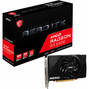 MSI Radeon RX 6400 AERO ITX 4G AMD 4 GB GDDR6
