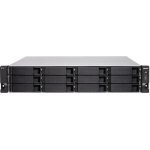 QNAP TS-h1277XU-RP NAS Rack (2U) Ethernet LAN Preto, Cinzento 3700X