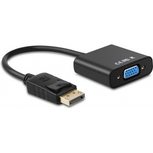 AISENS A125-0367 adaptador de cabo de vídeo DisplayPort SVGA Preto