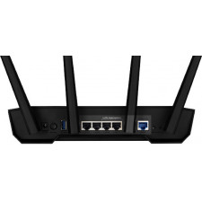 ASUS 90IG0790-MO3B00 router sem fios Gigabit Ethernet Dual-band (2,4 GHz   5 GHz) Preto, Laranja