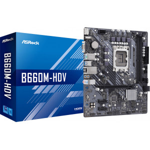 Asrock B660M-HDV Intel B660 LGA 1700 micro ATX