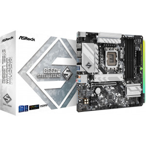 Asrock B660M Steel Legend Intel B660 LGA 1700 micro ATX