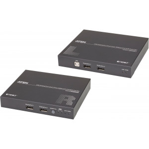 ATEN Extensão KVM USB DisplayPort Dual View HDBaseT™ 2.0 (4K a 100 m para Vista Individual)