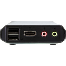 ATEN Switch KVM de Cabo 4K HDMI de 2 portas USB com seletor de porta remota