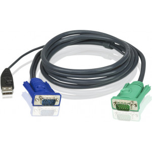 ATEN Cabo KVM USB com SPHD 3 em 1 1,2M