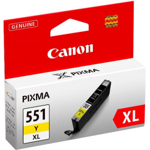 Canon CLI-551XL Y w sec tinteiro 1 unidade(s) Original Rendimento alto (XL) Amarelo