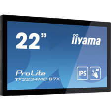 iiyama ProLite TF2234MC-B7X ecrã tátil 54,6 cm (21.5") 1920 x 1080 pixels Multitoque Multi-utilizador Preto