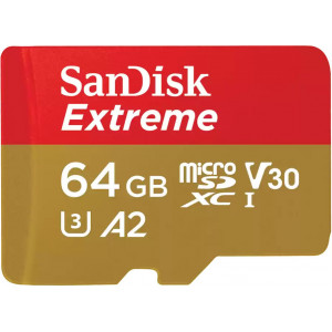 SanDisk Extreme 64 GB MicroSDXC UHS-I Classe 10