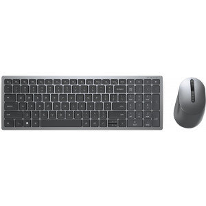 DELL KM7120W teclado RF Wireless + Bluetooth QWERTY Português Cinzento, Titânio