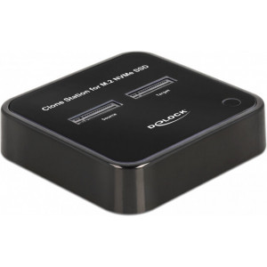 DeLOCK 64177 Docking Station para Discos Rígidos USB 3.2 Gen 2 (3.1 Gen 2) Type-C Preto