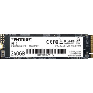 Patriot Memory P310 M.2 240 GB PCI Express 3.0 NVMe