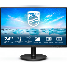 Philips V Line 241V8L 00 LED display Full HD 60,5 cm (23.8") 1920 x 1080 pixels Preto