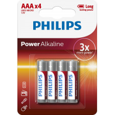 Philips Power Alkaline Pilha LR03P4B 10