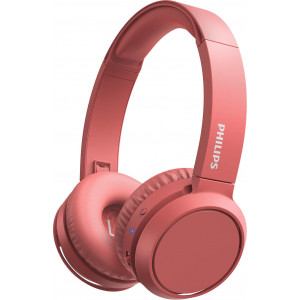 Philips 4000 series TAH4205RD 00 auscultador Auscultadores Sem fios Fita de cabeça Chamadas Música USB Type-C Bluetooth Vermelho