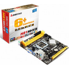 Biostar H81MHV3 motherboard Intel® H81 LGA 1150 (Socket H3) micro ATX