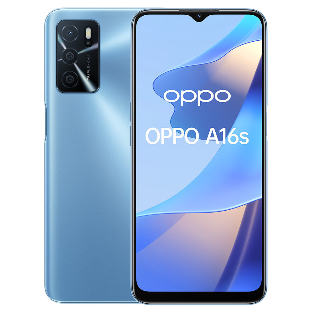 OPPO A16s 16,6 cm (6.52") Dual SIM Android 11 4G USB Type-C 4 GB 64 GB 5000 mAh Azul