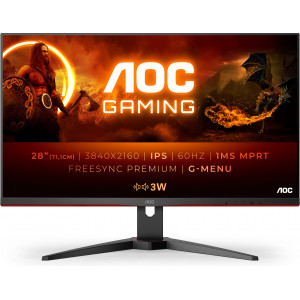 AOC G2 U28G2AE BK LED display 71,1 cm (28") 3840 x 2160 pixels 4K Ultra HD Preto