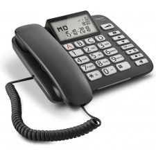Gigaset DL 580 Telefone analógico Identificação de chamadas Preto
