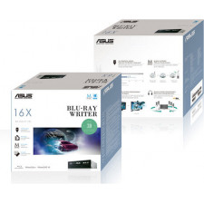 ASUS BW-16D1HT Bulk Silent unidade de disco ótico Interno Blu-Ray RW Preto
