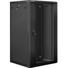 Lanberg WF01-6622-10B armário rack 22U Rack de pendurar na parede Preto