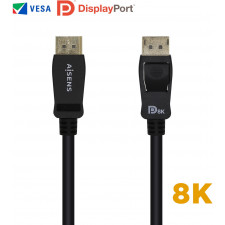 AISENS A149-0432 cabo DisplayPort 2 m Preto