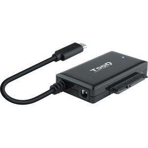 TooQ TQHDA-02C Docking Station para Discos Rígidos USB 3.2 Gen 1 (3.1 Gen 1) Type-C Preto