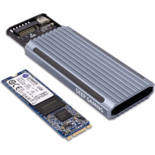 Deep Gaming DG-MCM-NVME1 Caixa para Discos Rígidos Compartimento SSD Prateado M.2