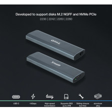 TooQ Shura Compartimento SSD Cinzento M.2