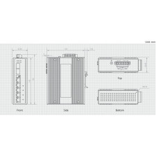 LevelOne IES-0620 switch de rede Gigabit Ethernet (10 100 1000) Power over Ethernet (PoE) Preto