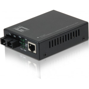 LevelOne GVT-2001 conversor de rede de média 1000 Mbit s 850 nm Multimodo Preto