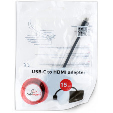 Gembird A-CM-HDMIF-01 adaptador gráfico USB 3840 x 2160 pixels Preto