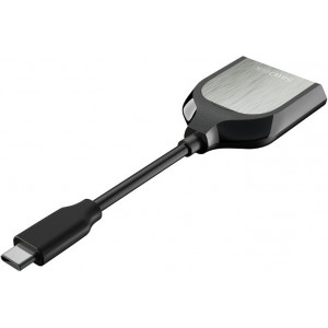 SanDisk Extreme PRO leitor de cartões USB 3.2 Gen 1 (3.1 Gen 1) Type-C Preto, Prateado