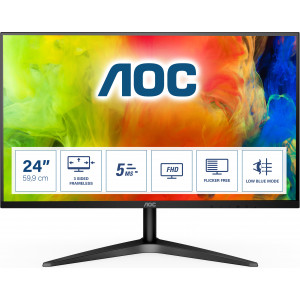 AOC B1 24B1H monitor de ecrã 59,9 cm (23.6") 1920 x 1080 pixels Full HD LED Preto