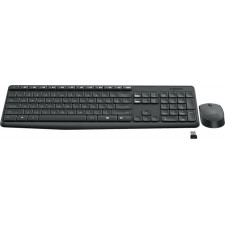 Logitech MK235 teclado Rato incluído RF Wireless Português Cinzento