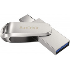 SanDisk Ultra Dual Drive Luxe unidade de memória USB 128 GB USB Type-A   USB Type-C 3.2 Gen 1 (3.1 Gen 1) Aço inoxidável