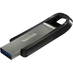 SanDisk Extreme Go unidade de memória USB 64 GB USB Type-A 3.2 Gen 1 (3.1 Gen 1) Aço inoxidável