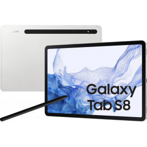 Samsung Galaxy Tab S8 SM-X706 5G LTE 128 GB 27,9 cm (11") Qualcomm Snapdragon 8 GB Wi-Fi 6 (802.11ax) Android 12 Prateado
