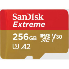 SanDisk Extreme 256 GB MicroSDXC UHS-I Classe 3