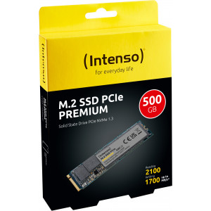 Intenso SSD 500GB Premium M.2 PCIe PCI Express 3.0 NVMe