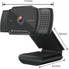 Conceptronic AMDIS02B webcam 5 MP 2592 x 1944 pixels USB 2.0 Preto