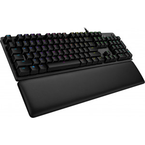 Logitech G G513 CARBON LIGHTSYNC RGB Mechanical Gaming Keyboard, GX Brown teclado USB QWERTY Inglês Carbono