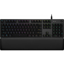 Logitech G G513 CARBON LIGHTSYNC RGB Mechanical Gaming Keyboard, GX Brown teclado USB QWERTY Inglês Carbono