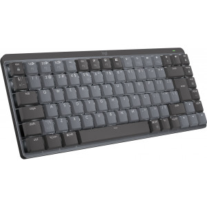 Logitech MX Mini Mechanical teclado RF Wireless + Bluetooth QWERTY Estados Unidos (Internacional) Grafite, Cinzento